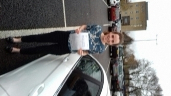 A great pass for Kitty on her first attempt with Martin´s Driving school with just 3 minors.
