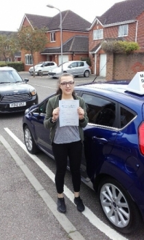Well done Holly a pass with only 4 minors