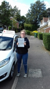 Well done Olivia passing on her first attempt with just 3 minors.