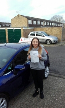 Congratulations to Aimee who passed on 21116 on her first attempt at the Aylesbury test centre