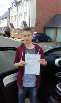 Congratulations to Daniel who passed on his first attempt with only one minor fault
