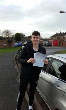Well done Lewis Sellar passing on his first attempt with 5 minors