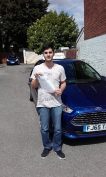 A great first time pass for my deaf pupil Lorenzo!